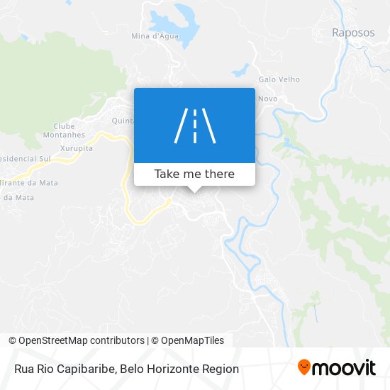 Mapa Rua Rio Capibaribe