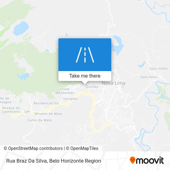 Rua Braz Da Silva map