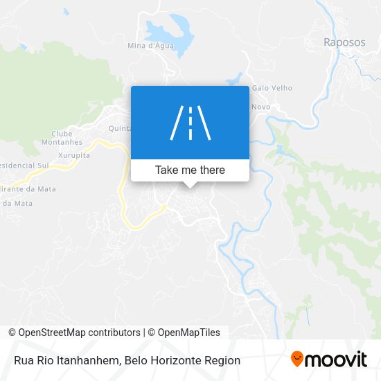 Rua Rio Itanhanhem map