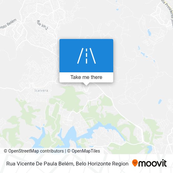 Rua Vicente De Paula Belém map