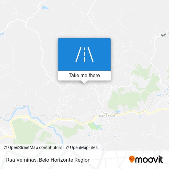 Rua Veminas map