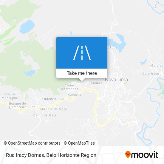 Rua Iracy Dornas map