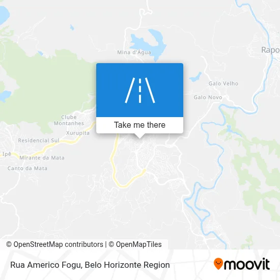 Rua Americo Fogu map