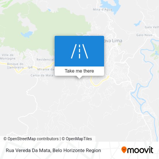 Rua Vereda Da Mata map