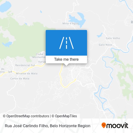 Rua José Carlindo Filho map