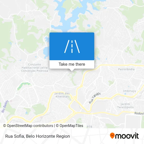 Rua Sofia map
