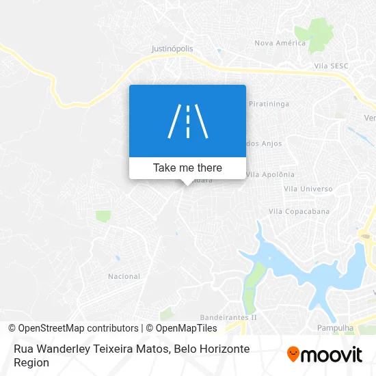 Rua Wanderley Teixeira Matos map