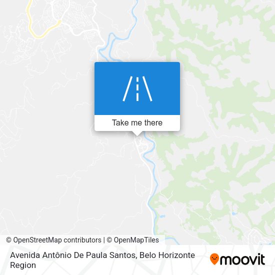 Avenida Antônio De Paula Santos map
