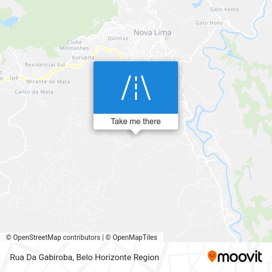 Rua Da Gabiroba map