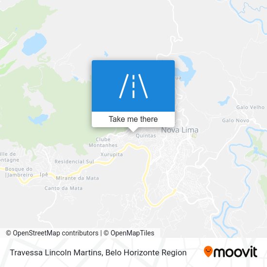 Travessa Lincoln Martins map
