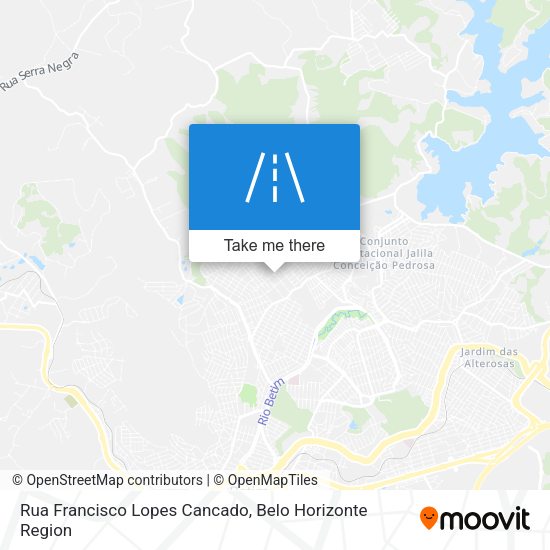 Rua Francisco Lopes Cancado map