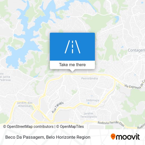 Beco Da Passagem map