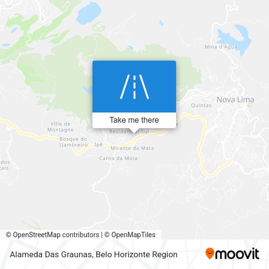 Alameda Das Graunas map
