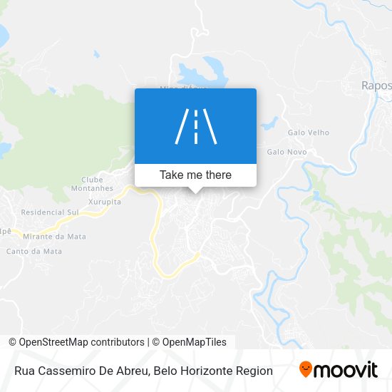 Rua Cassemiro De Abreu map
