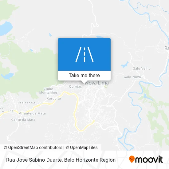 Rua Jose Sabino Duarte map