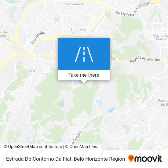 Estrada Do Contorno Da Fiat map