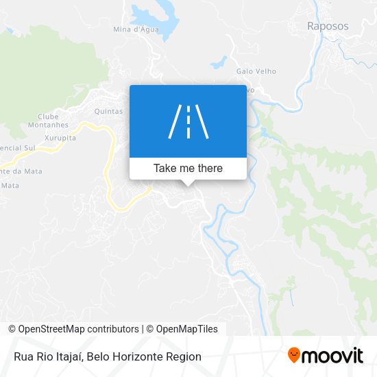 Rua Rio Itajaí map
