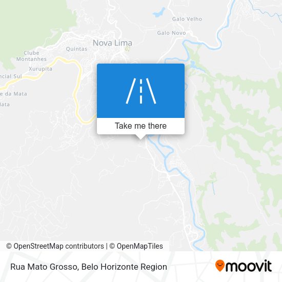 Rua Mato Grosso map