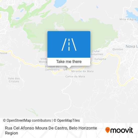 Rua Cel Afonso Moura De Castro map