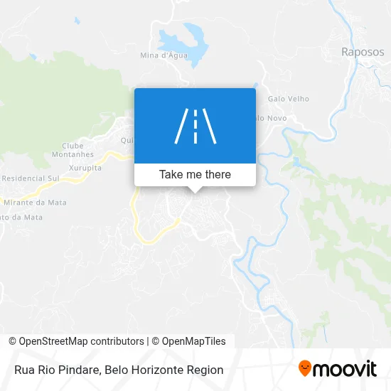 Rua Rio Pindare map