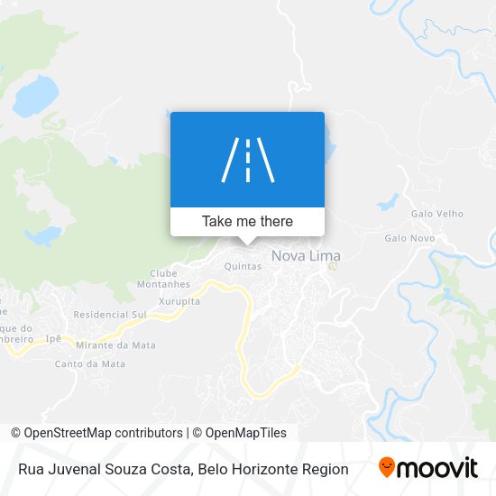 Rua Juvenal Souza Costa map