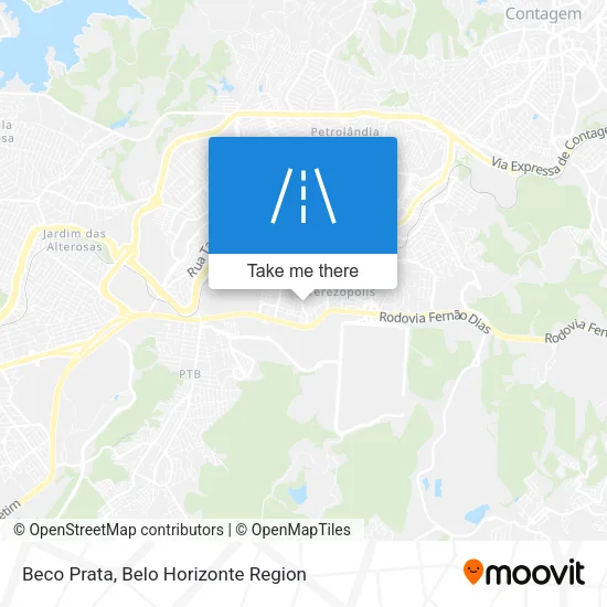 Beco Prata map