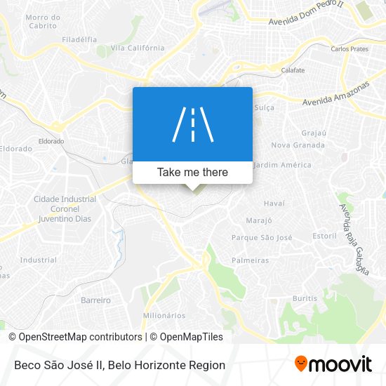 Beco São José II map