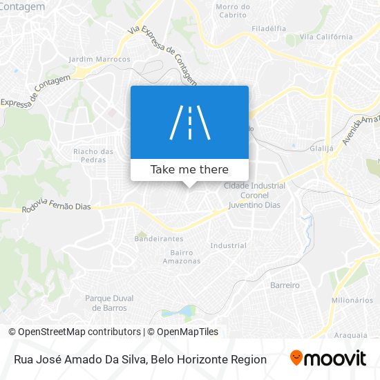 Rua José Amado Da Silva map