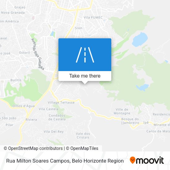 Rua Milton Soares Campos map