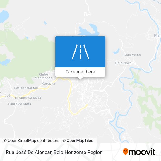 Rua José De Alencar map