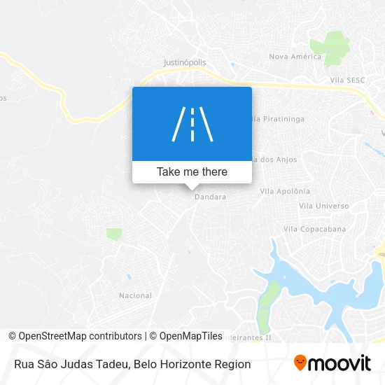Rua Sâo Judas Tadeu map
