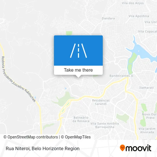 Rua Niteroi map