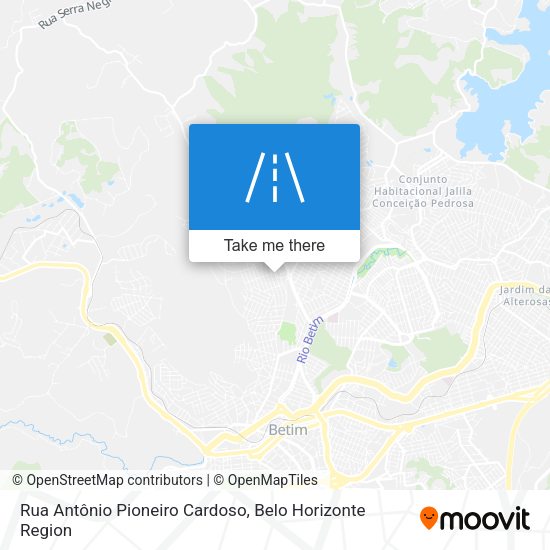 Rua Antônio Pioneiro Cardoso map