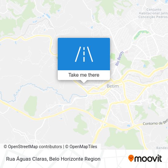 Rua Águas Claras map