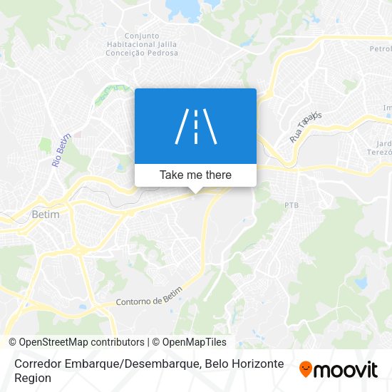 Corredor Embarque/Desembarque map