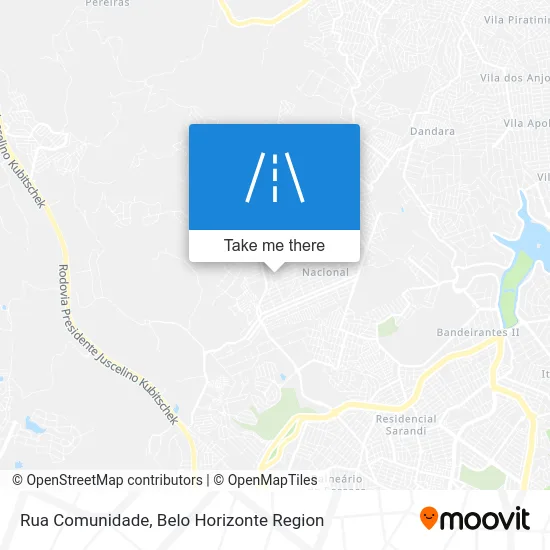 Rua Comunidade map