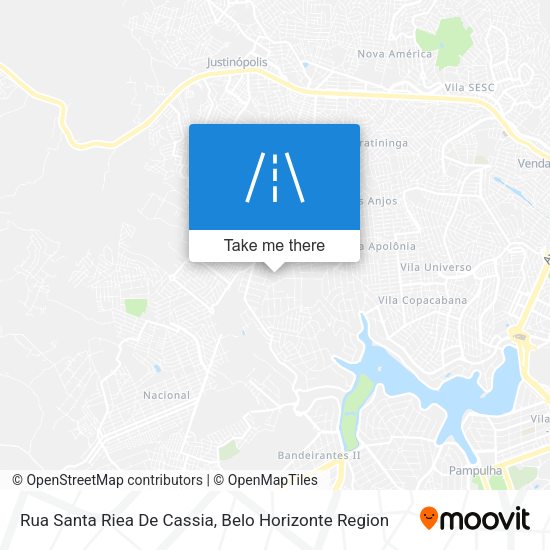 Rua Santa Riea De Cassia map