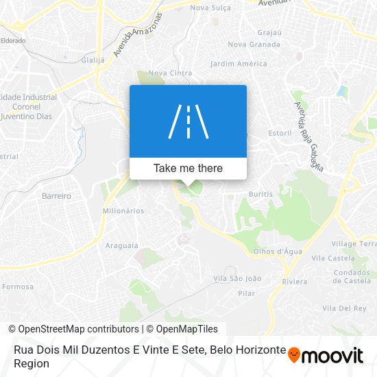 Rua Dois Mil Duzentos E Vinte E Sete map