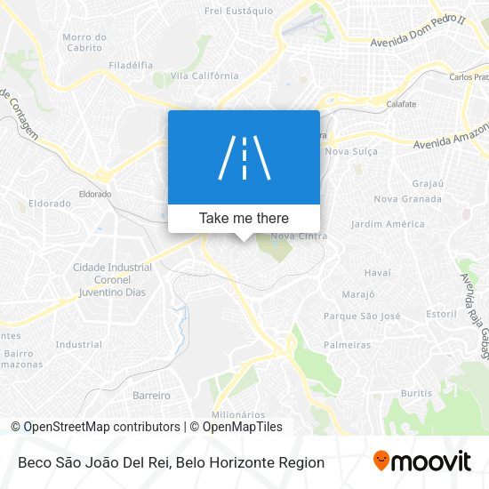 Beco São João Del Rei map