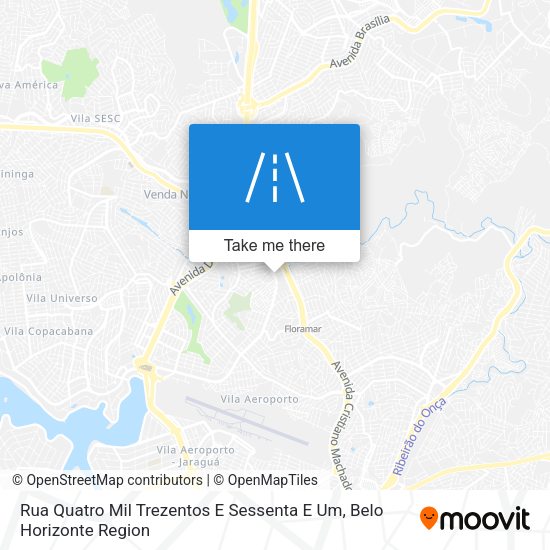 Rua Quatro Mil Trezentos E Sessenta E Um map
