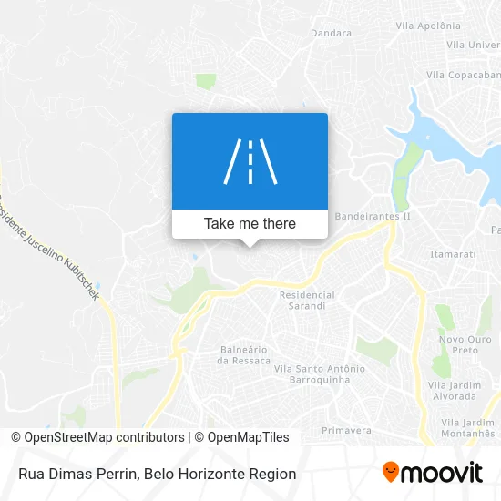 Rua Dimas Perrin map