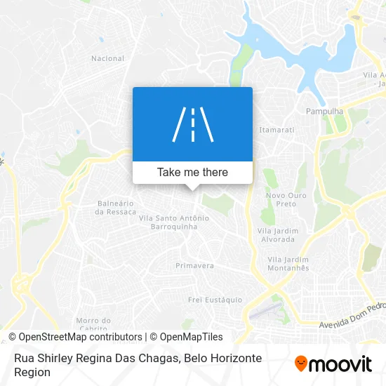 Rua Shirley Regina Das Chagas map