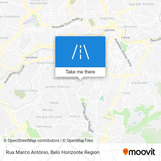 Rua Marco Antônio map