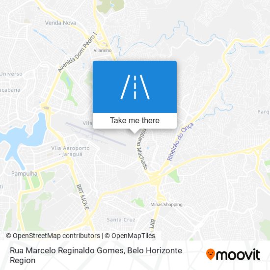 Mapa Rua Marcelo Reginaldo Gomes