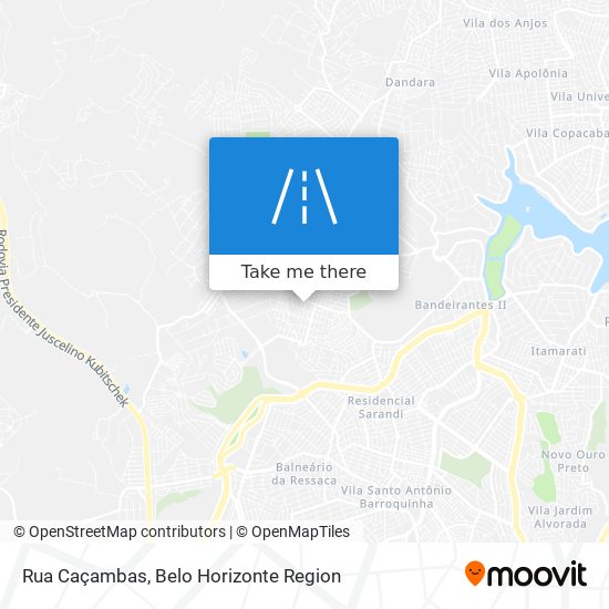 Rua Caçambas map