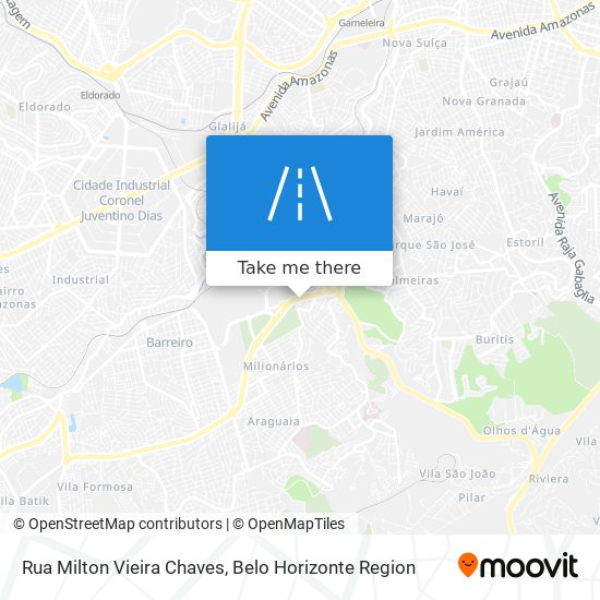 Rua Milton Vieira Chaves map
