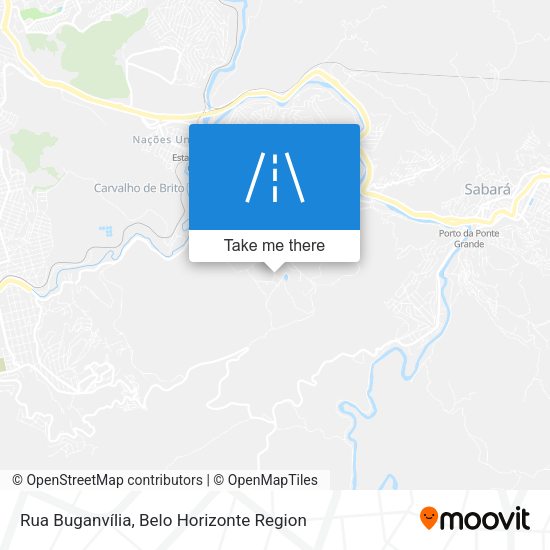 Rua Buganvília map