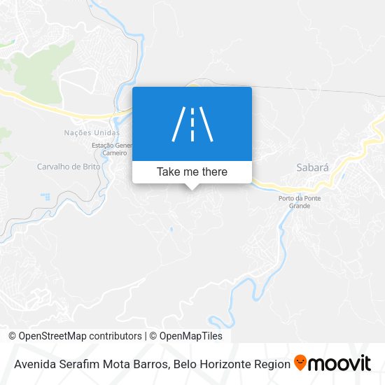 Avenida Serafim Mota Barros map