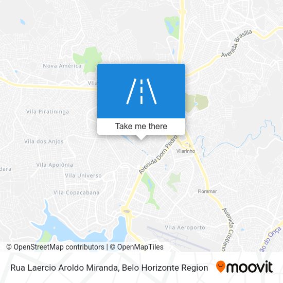 Rua Laercio Aroldo Miranda map