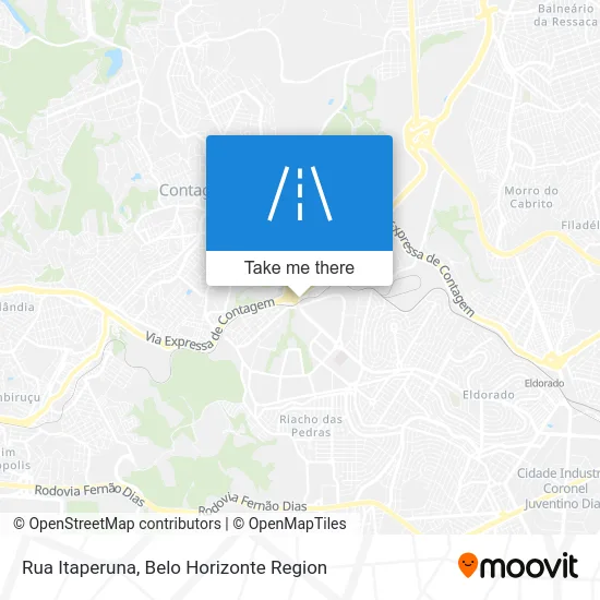 Rua Itaperuna map